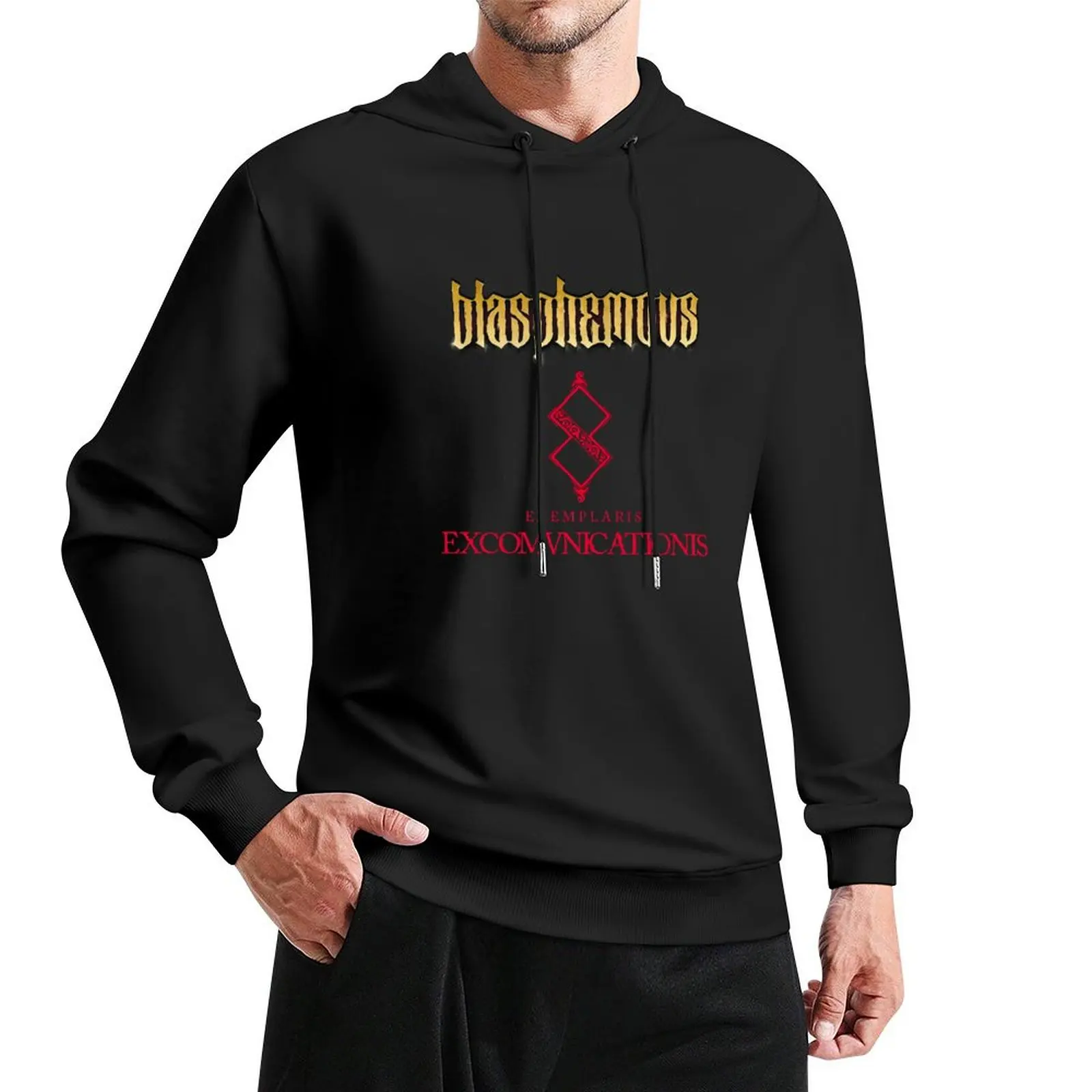 Blasphemous - Exemplaris Excomvnicationis Pullover Hoodie fashion men mens clothes graphic hoodies