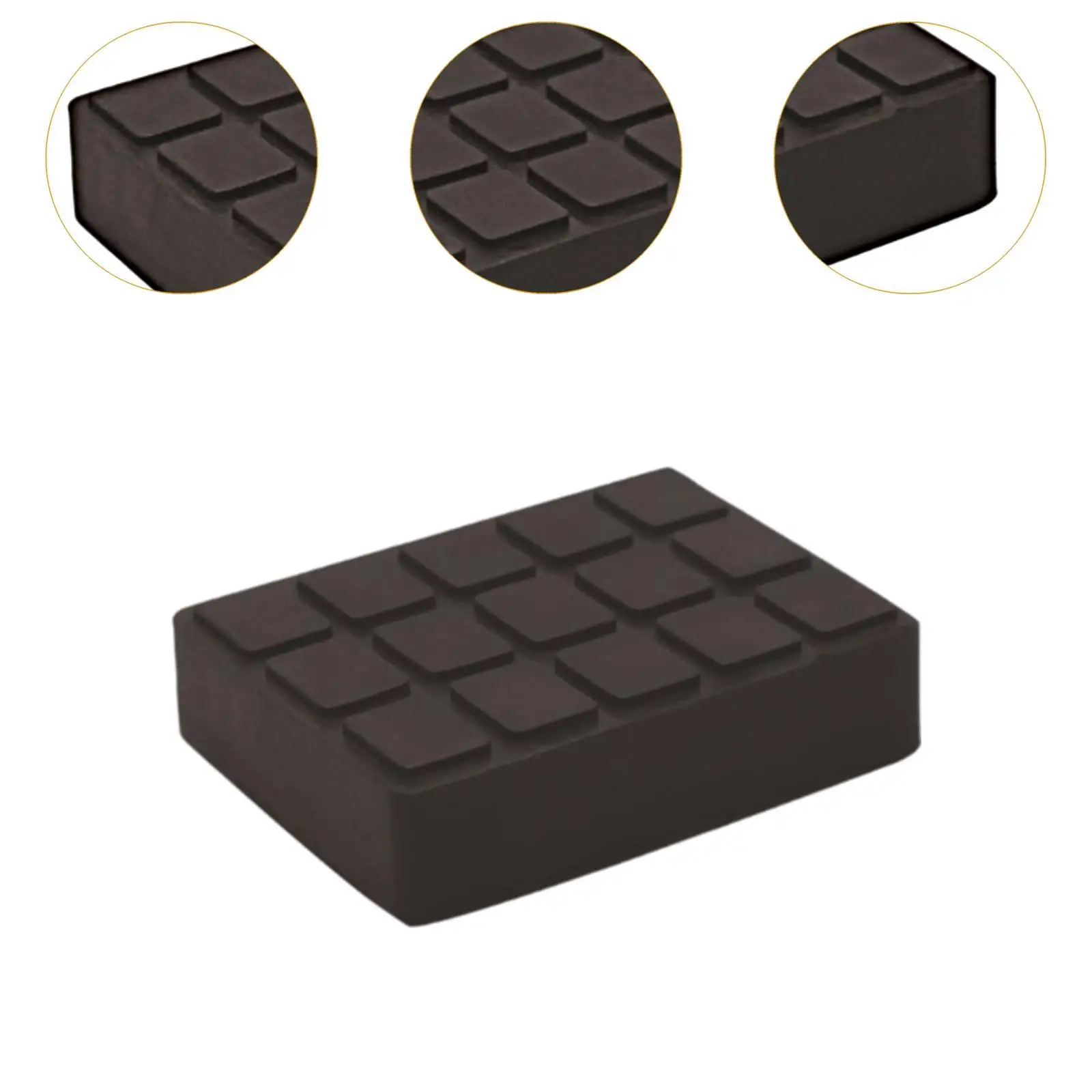 Heavy Duty Rubber Jack Pad Wheeling Support Mat for Vehicle Stand Car Lift Platform and Garage Use