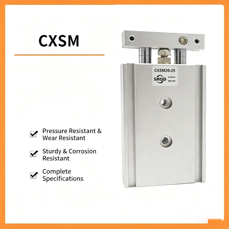 CXSM6-10/20/30/40/50 CXSL6-10/20/30/40/50 CXSM6 CXSL6  CXSM CXSL Dual Rod Cylinder Basic Typr