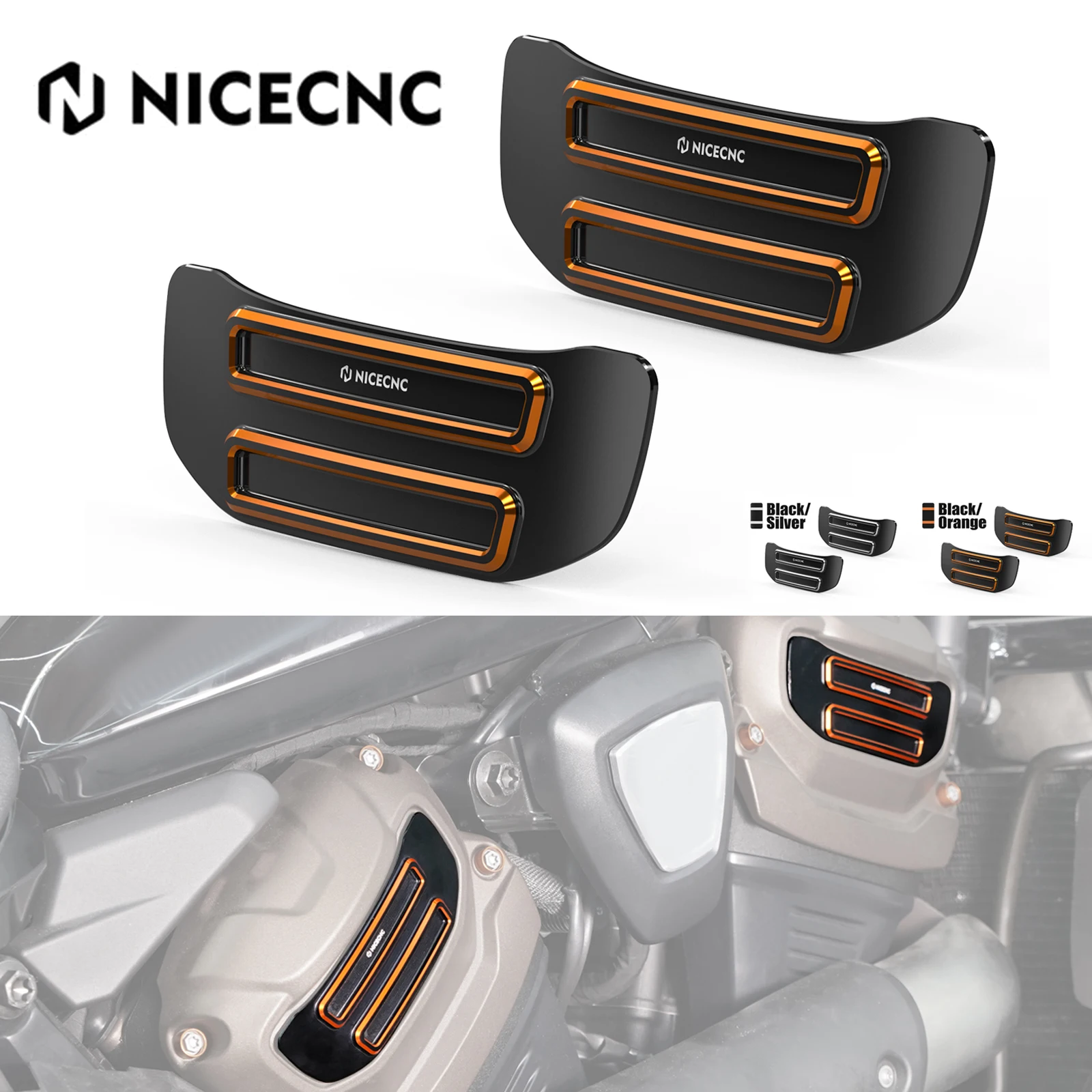 

For Harley Sportster S RH1250S 2021-2024 NICECNC Cam Sprocket Medallions Cover Pan America 1250 RA 1250 21-24 Nightster RH975