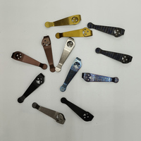 6 Colors CNC Titanium Material Knife Pocket Clip for Spyderco C81 Paramilitary2 C223 Para3 Manix2 G10 Police Delica4 Endura4 C85