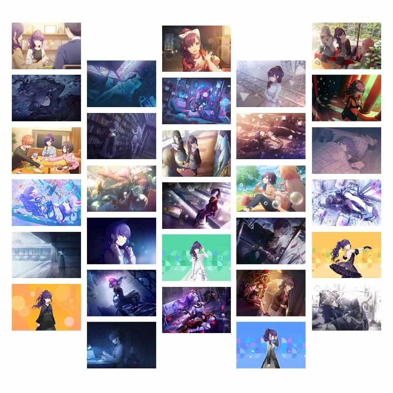 10/30PCS PJSK Asahina Mafuyu Posters and Prints Home Wall Art Painting Pictures Bedroom Dorm Decor Mural Collage Kit Cards Gifts