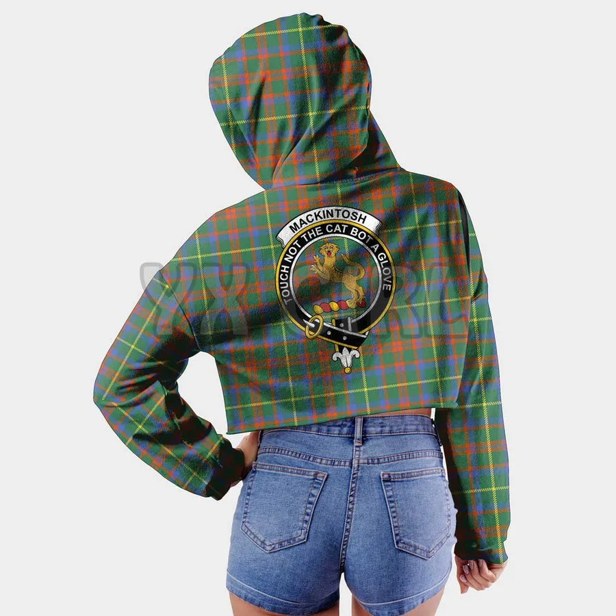 MacKintosh Hunting Ancient Clan Tartan Crest  3D Printed Women Hoodie Novelty Casual Long Sleeve Hooded Sexy Pullover Tracksuit