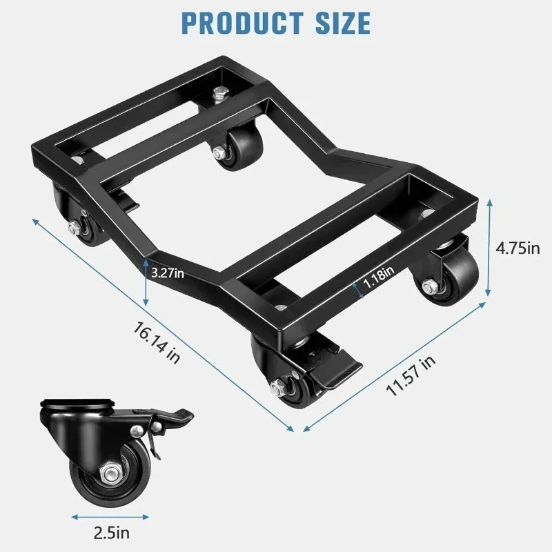 Car Cart Set 4 Piece, Wheel Cart, Heavy Duty Vehicle Cart