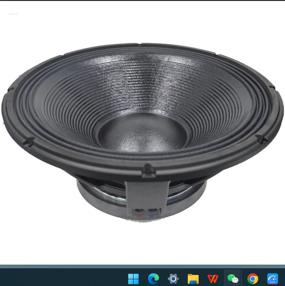2pcs 18 Inch Aluminum Subwoofer 1000W 8 Ohm AES Passive Speaker, PA Professional Audio 18115-020, Portable Line Array Speaker