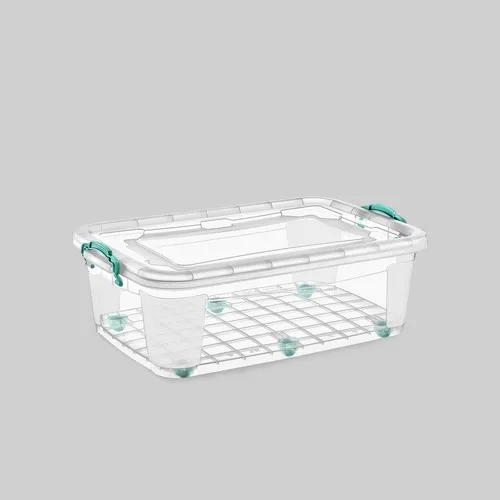 Erkoç 2 PCs Poly Time Wheel Storage Container Mult.ibox 30 lt. E5