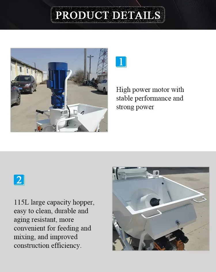 Factory Supply M9 Automatic Gypsum Spraying Machine | 1 Year Warranty Construction Plaster Equipment