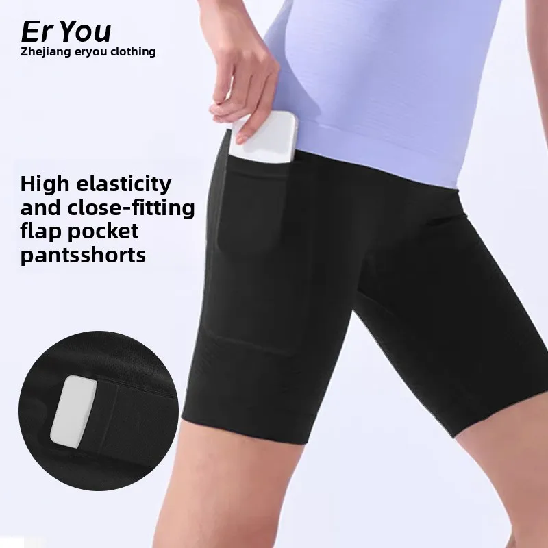 Compression Shorts for Men and Women Breathable Sports Running Training Basketball Leggings Fitness Pockets Cropped Pants