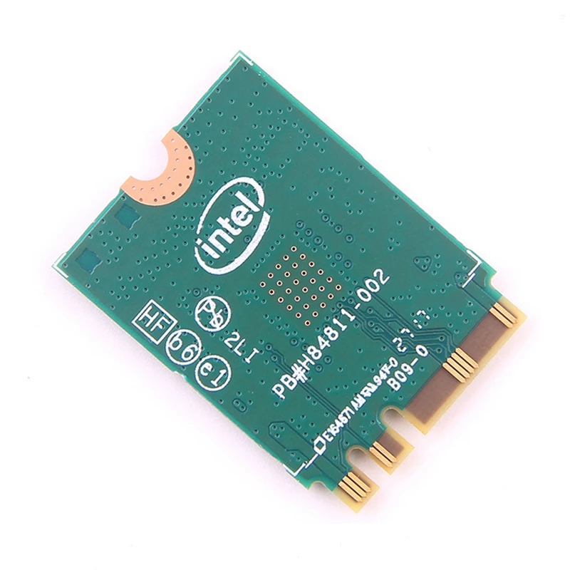 Placa de rede sem fio WiFi de banda dupla, Intel 3168NGW, 433Mbps, Bluetooth 4.2, 802.11Ac NGFF