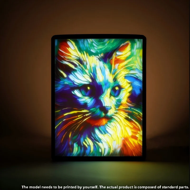 Bambu Lab Lithophane LED Backlight Board Kit 3D Printed Relief Lamp Panel KC009-Double Lamp Board Set / KC010-4 Lamp Board Set