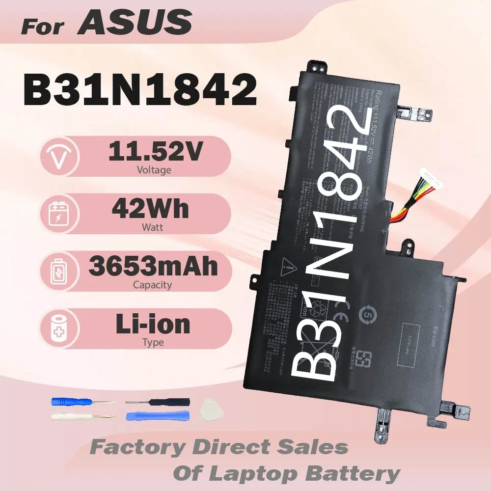 

B31N1842 Battery For ASUS VivoBook 15 F513 M513 K513 S513 X513 S15 S531F S531FA S531FL F513EA F513EP F513IA K513E KM513UA M513IA