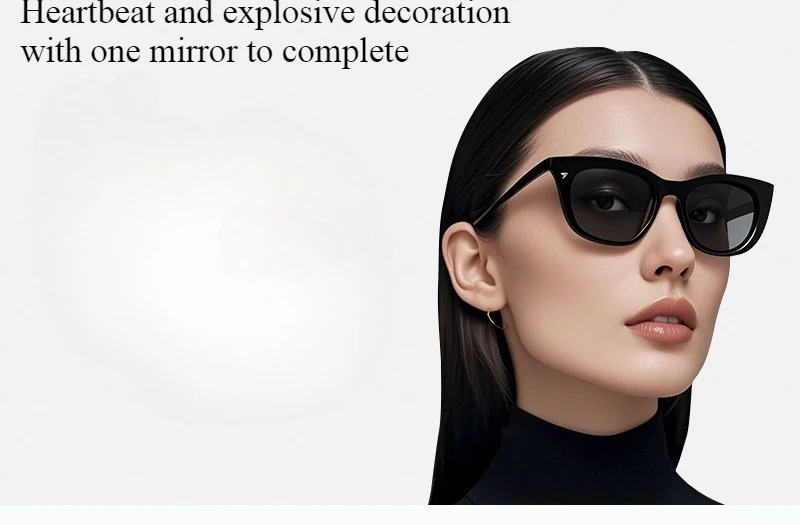 High Definition Sunscreen  Fashion Sunglasses Polarized Universal Men's and Women's Classic Anti UV Myopia Set Sunglasses Black