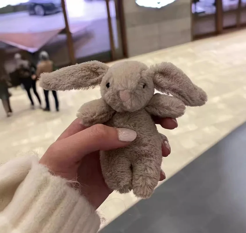 Jellycat Kawaii Konijn Knuffel Pop Lange Oren Konijn Leuke Tas Hangers Accessoires Verzamel Valentijnsdag Verjaardagscadeau