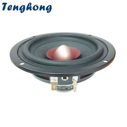 1pcs 4 Inch Portable Audio Speakers Unit 4 8 Ohm 25W Full Range Treble Midrange Bass Loudspeakers Home Theater Fever Musical