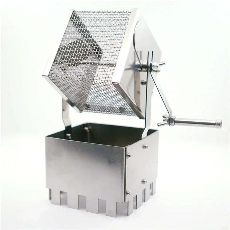 CHKJ Manual Far Infrared Heating Coffee Roaster Stainless Steel Cube Heat Evenly Coffee Baking Roast Coffee Machine