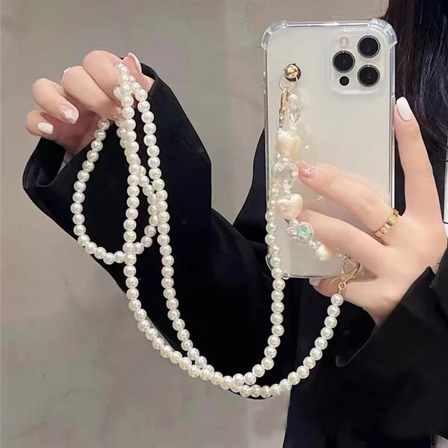 Crossbody Necklace Strap Lanyard Phone Case For iphone 14 13 12 11 Pro Max XS XR X  8 7 Plus Chain wrist Cover