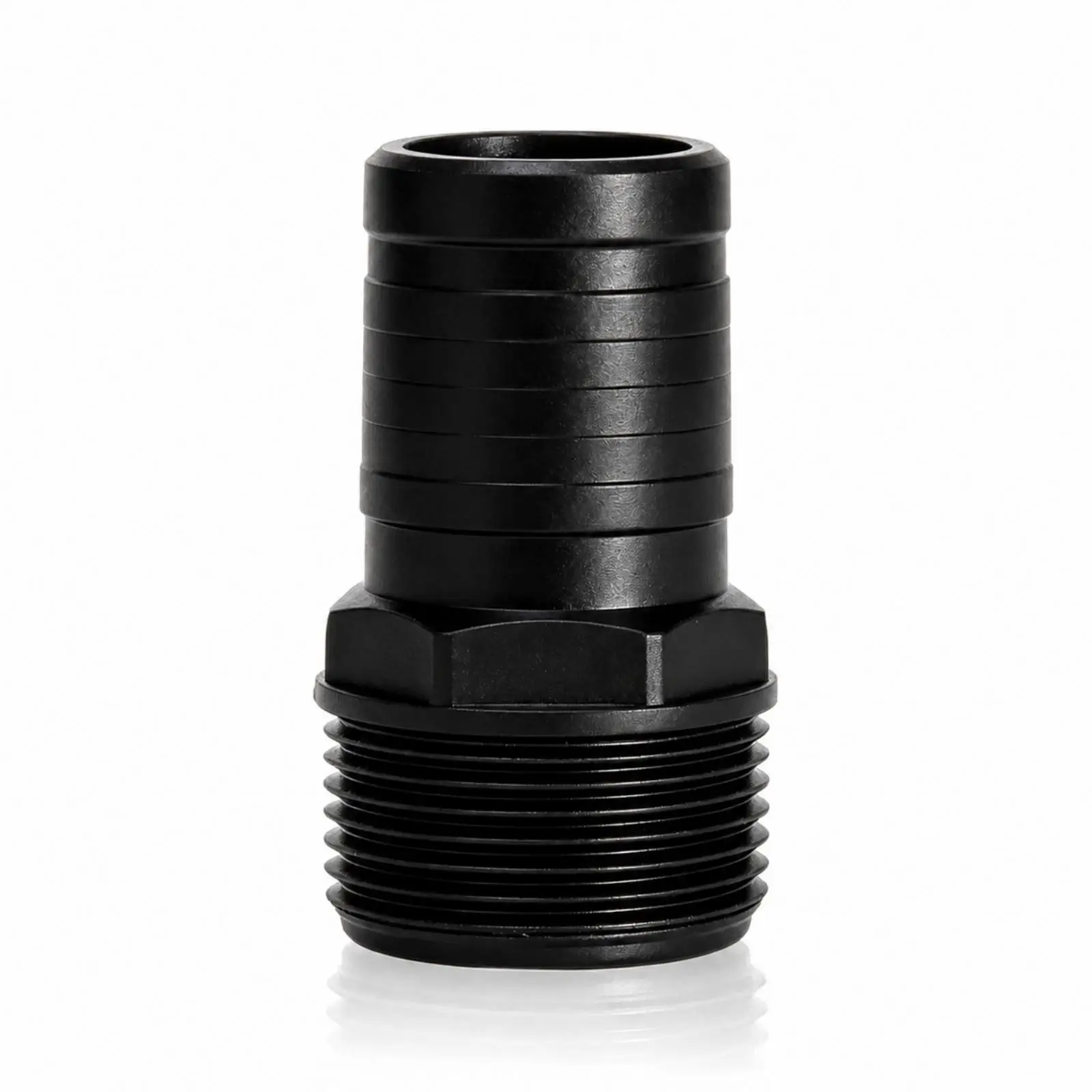 Quick Coupling Pool Hose Adapter Black Barb Fitting Water Pump Connector 3/4 Inch for Garden Faucet Hose