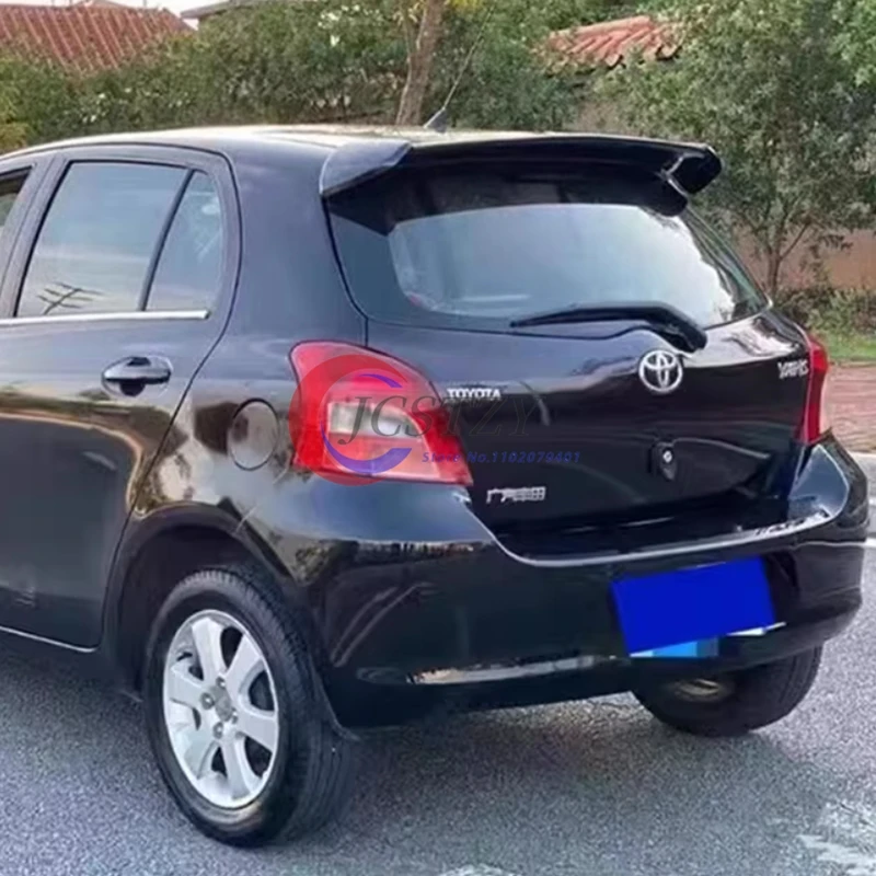 Alerón belakang mobil bahan ABS, alerón belakang mobil warna Primer para Toyota Yaris Spoiler 2008 2009 2010 2011