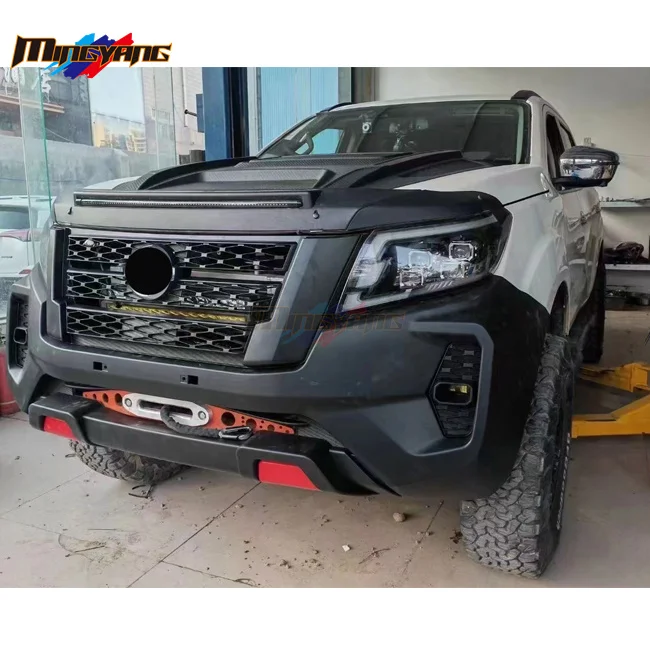 High Quality 2020 Navara design accessories car bumper body kit front facelift bumper for Nissan Terra 2018