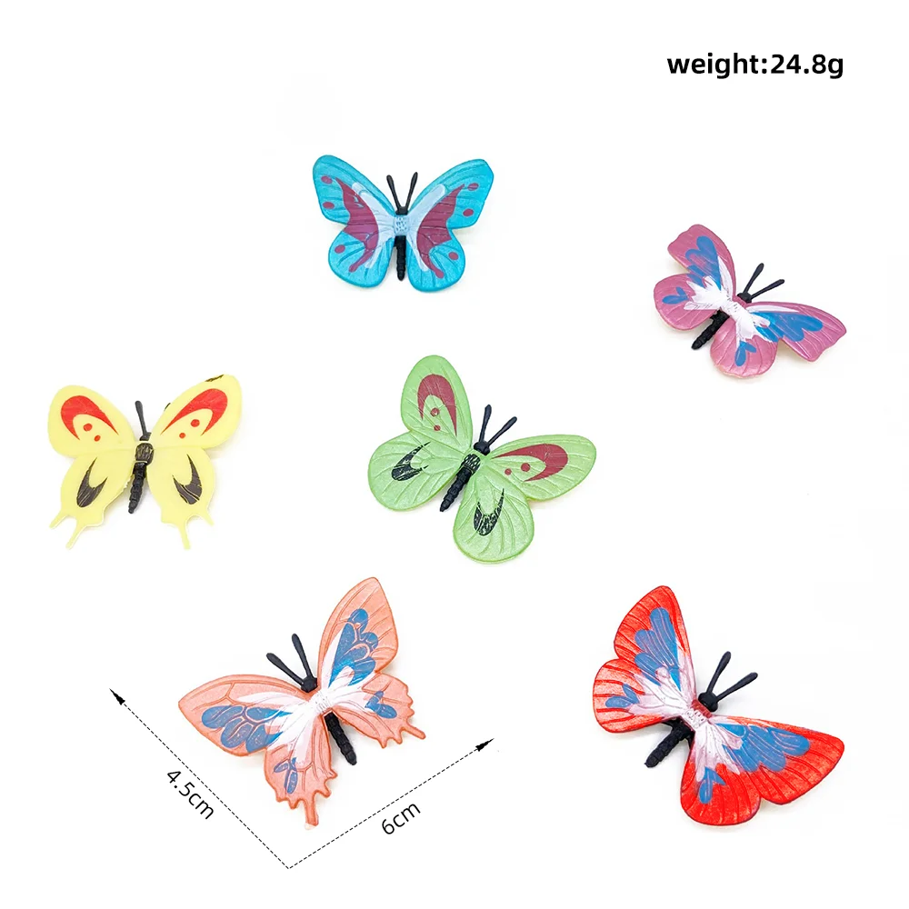 

Simulation Insect Animal Model Butterfly Animal Model Children's Early Education Cognitive Ornaments Christmas Gifts For Kids