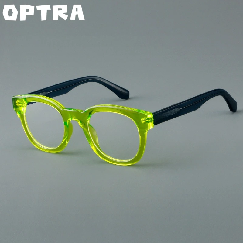 

OPTRA Recommended by Professional Optometrists Brand Frame Glasses Myopia Eyewear Social Responsibility Eco-Friendly Materials