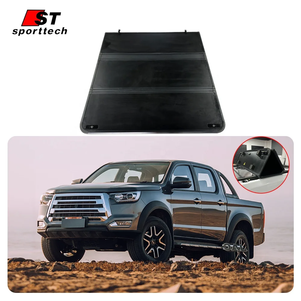 Aluminum Hard Retractable Truck Pickup Bed Cover Manual Tonneau Cover For Jac T6 T7 T8