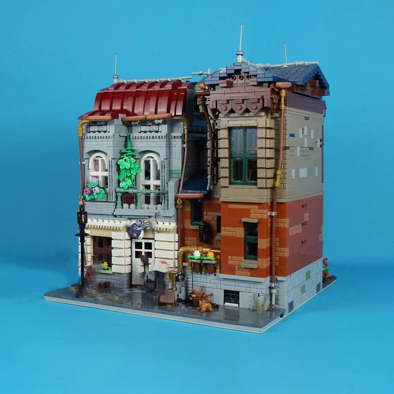 Casa Modular de 4770 Uds., bloques de construcción alternativos Baguette, juguete educativo MOC, regalo DIY para niños, parque de cumpleaños