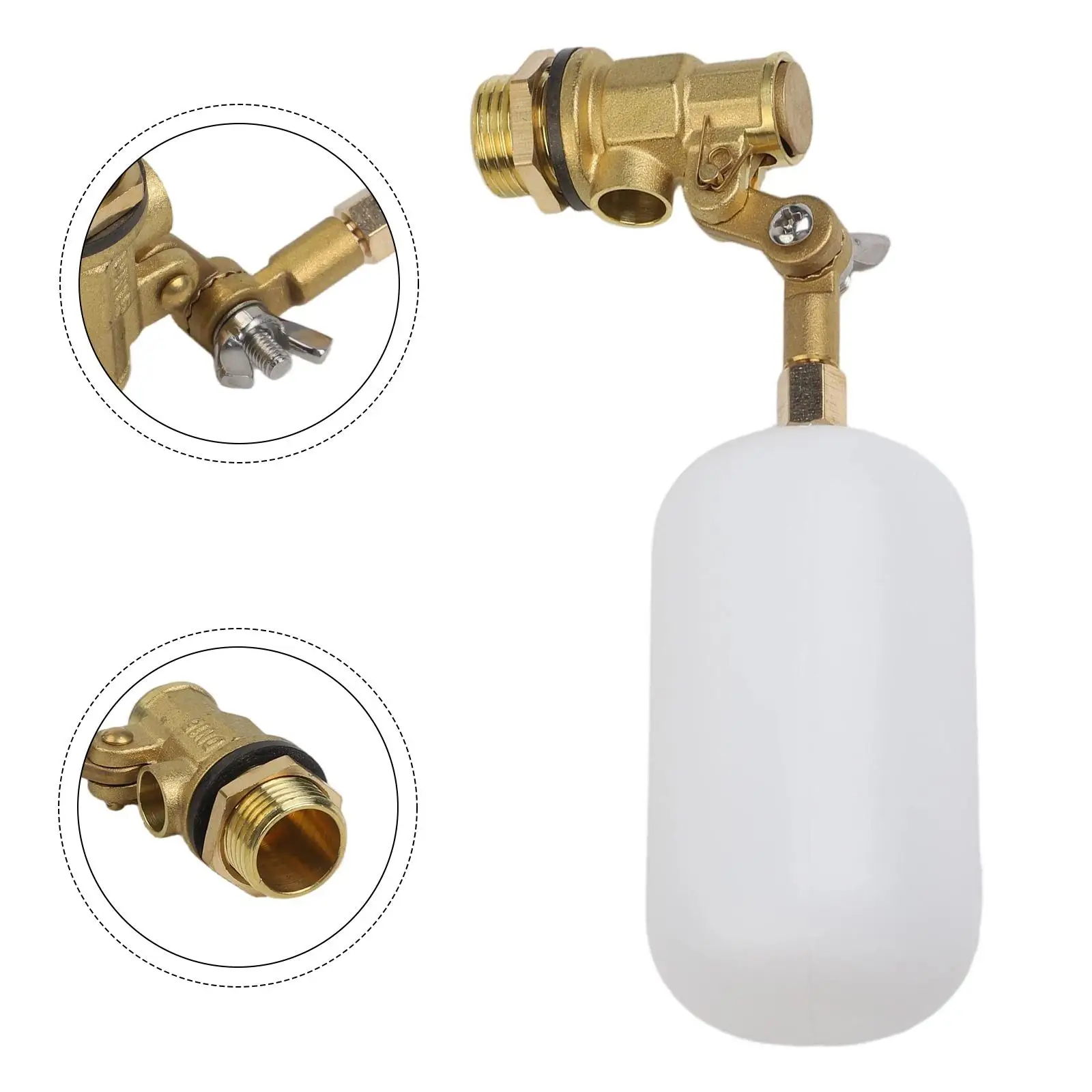 Livestock Tank Valve Float Valve Adjustable Float Valve For Livestock Adjustable Float Mechanism High Water Pressure Tolerance