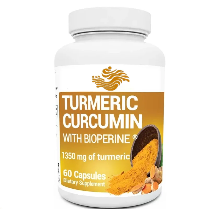 Turmeric Supplement With Black Pepper ( -1350mg Curcumin Supplement, Containing 95% Curcumin And 60vegetarian Capsules