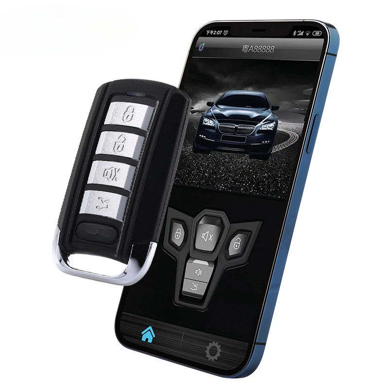 

One-click start modification accessories, engine ignition button, automatic induction APP control, car preheating and cooling