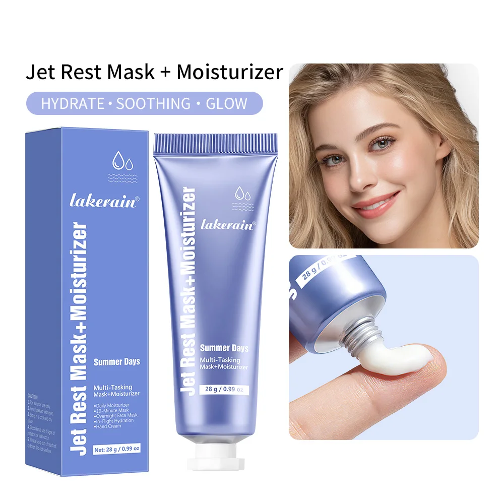 Jet Lag Mask Moisturizer Firm Reduce Lines and Pores  Hydrating Nourishing Face Mask with Antioxidants Brightens Even Skin Care