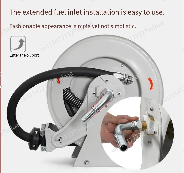 (Suitable for refueling, spraying, etc.) Automatic telescopic reel of fuel tanker