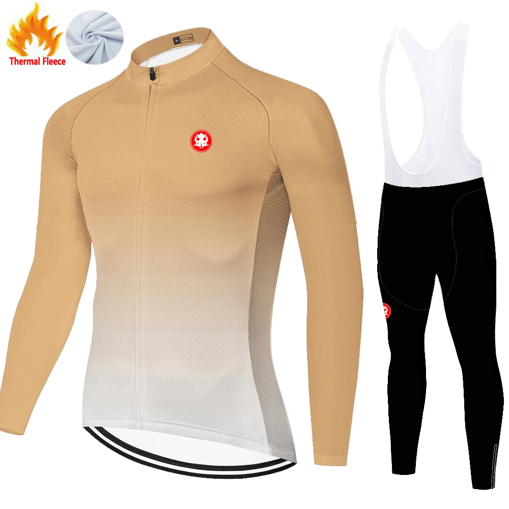 

2025 Winter Thermal Fleece camisa ciclismo masculina cycling jersey terno masculino completo cyclisme homme ropa mtb hombre