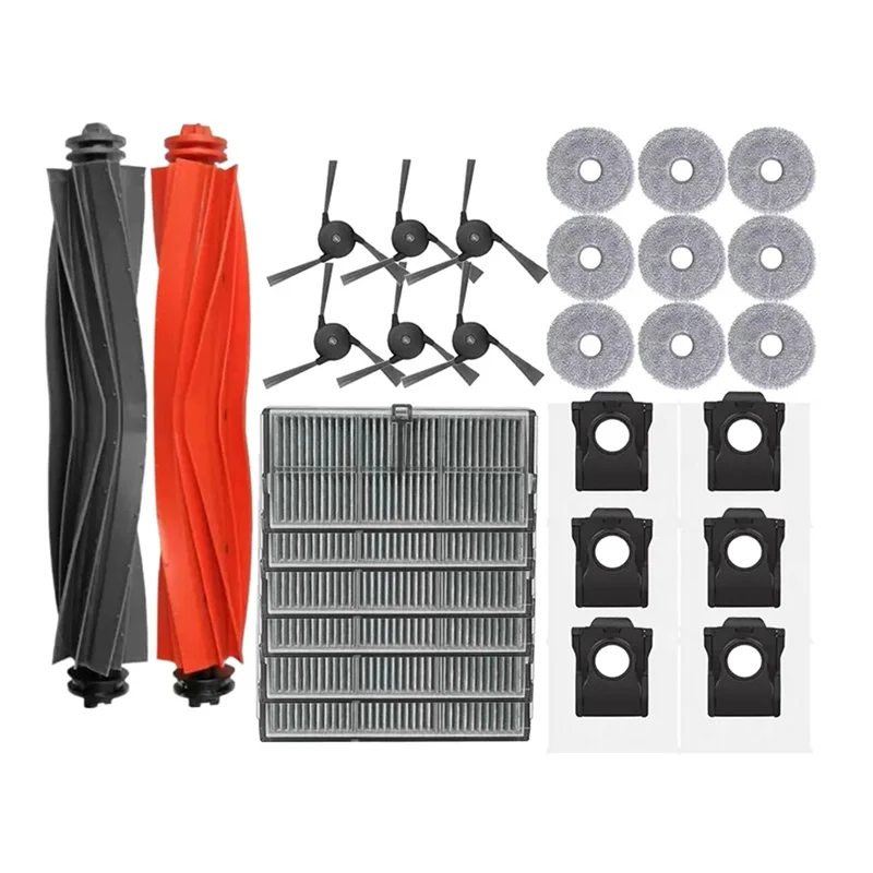 A76G-อุปกรณ์เสริมสําหรับ Dreame X40 Pro Ultra เครื่องดูดฝุ่นหุ่นยนต์หลักแปรงด้านข้างกรอง Mop ฝุ่นอะไหล่ทดแทน