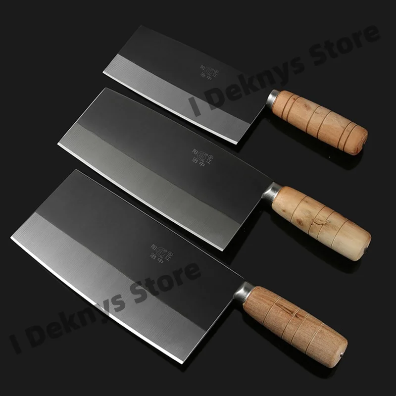 

Professional Kitchen Knives Set Chef Slicing Chopping Knife High Carbon Steel Meat Cleaver Chop Boning Chinese Butcher Knives