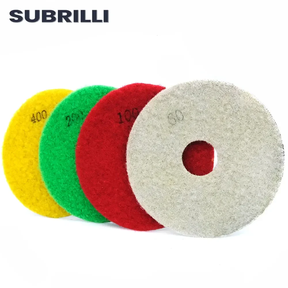 1piece 3" Diamond Polishing Pad Electroplated Sanding Disc For Stone Glass Ceramic Tile Metal Edge Grinding Wheel Fast Removal