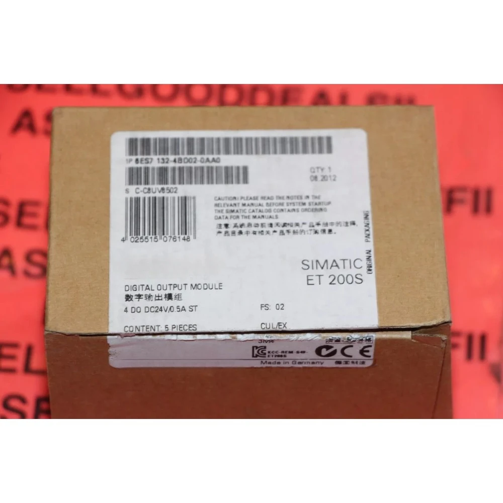 New 6ES7 132-4BD02-0AA0 6ES7132-4BD02-0AA0 SIMATIC DP Modules for ET200S