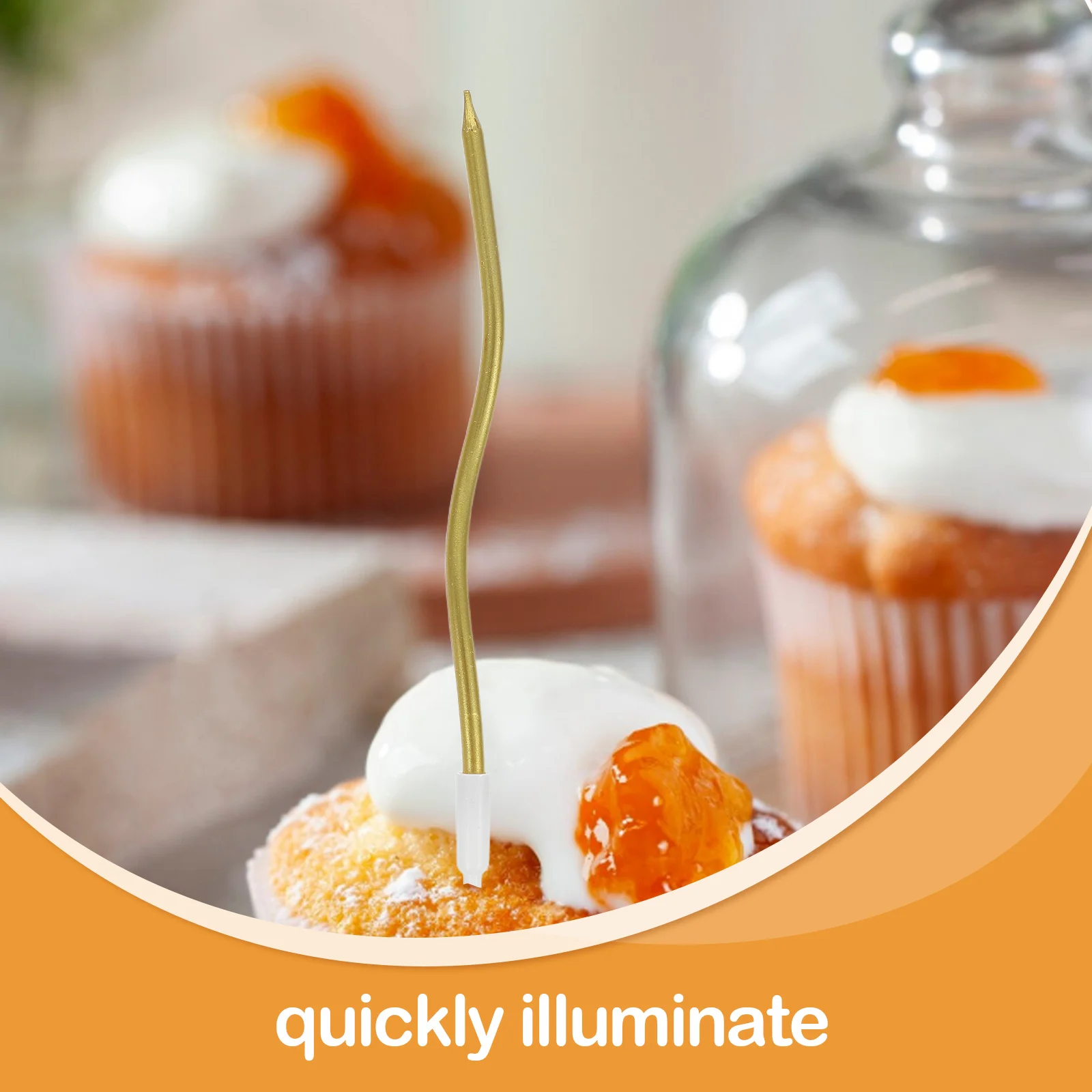 72 قطعة شموع عيد ميلاد حلزونية ملتوية أنيقة للحلوى القبعات العالية آمنة ومستقرة للاحتفالات الممتعة والتجمعات الاحتفالية