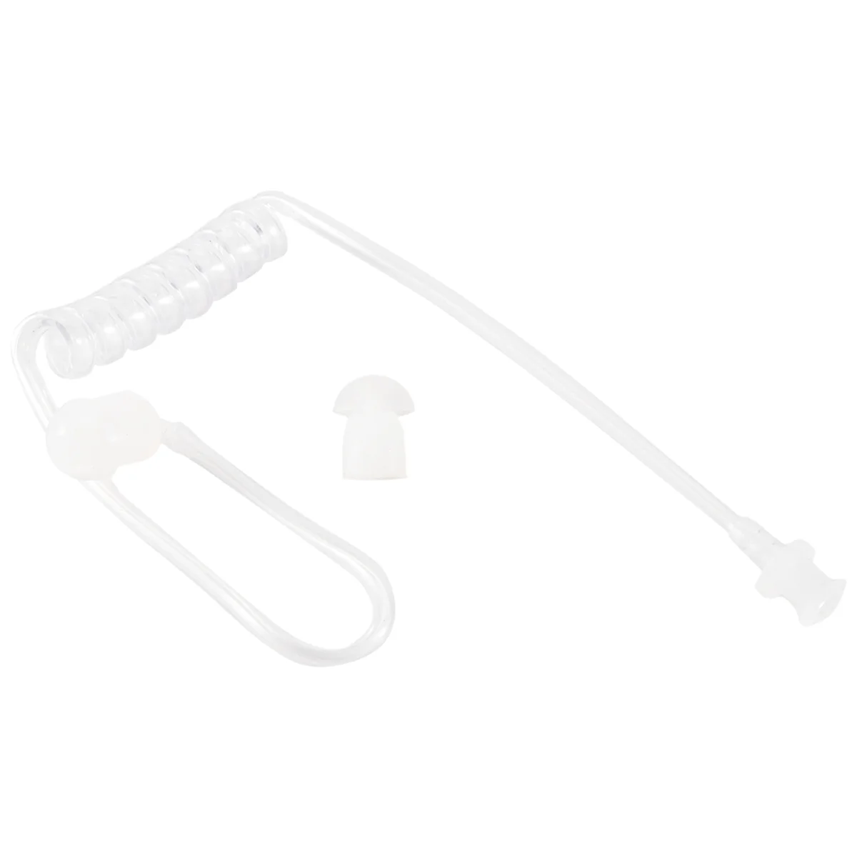 Bouchons d'oreille à tube d'air acoustique à bobine transparente, talkie-walkie perforé, radio bidirectionnelle, nouveaux accessoires pour écouteurs, casque