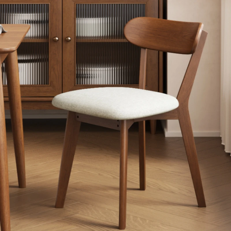 wood household dining chair commercial simple retro special Dining chairs Relaxing living room cadeira para quarto furniture