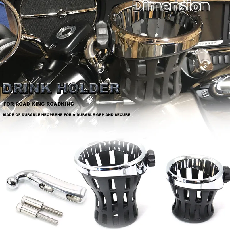 

For Harley Yamaha Kawasaki Suzuki indian Honda GL1800 GL1500 F6B Universal Motorcycle Water Drinking Drink Cup Holder Bracket