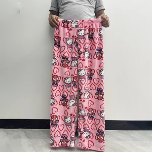 Hello Kitty Cotton Velvet Pyjama Set, Unisex Spider-Man, lange lose Hosen, komfortable Einstellung, perfekt zum Schlafen, lässig zu Hause 8 Hauptverkauf Pyjama Spiderman Man - №5