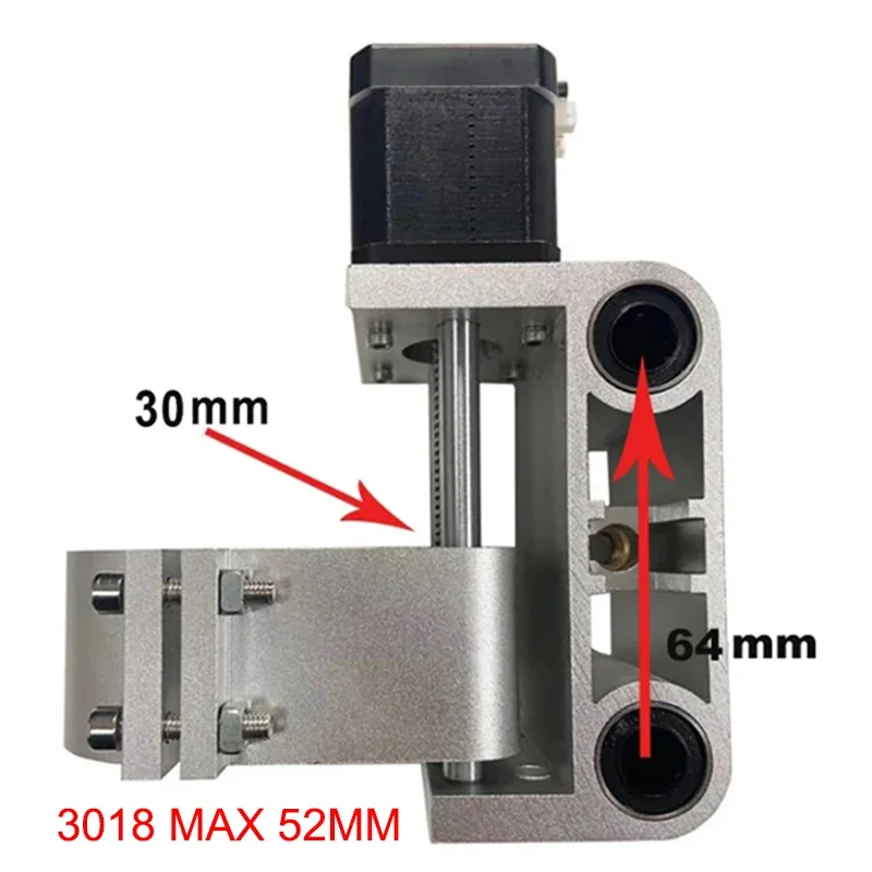 CNC 3018 PRO Z axis Spindle Motor Mount 775 Spindle Holder 45mm,CNC 3018 MAX Aluminum Z Axis 200W/500W Spindle Holder 52mm