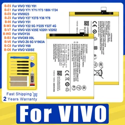 B-O6 B-C8 B-V0 B-B3 New Battery For VIVO Y83 Y81 Y27 Y27S Y36 Z6 Y71 Y71i Y73 X23 Y78 Y51 Y22 Y22S V25 V25E Y35 X9 X9L Y69 V20SE