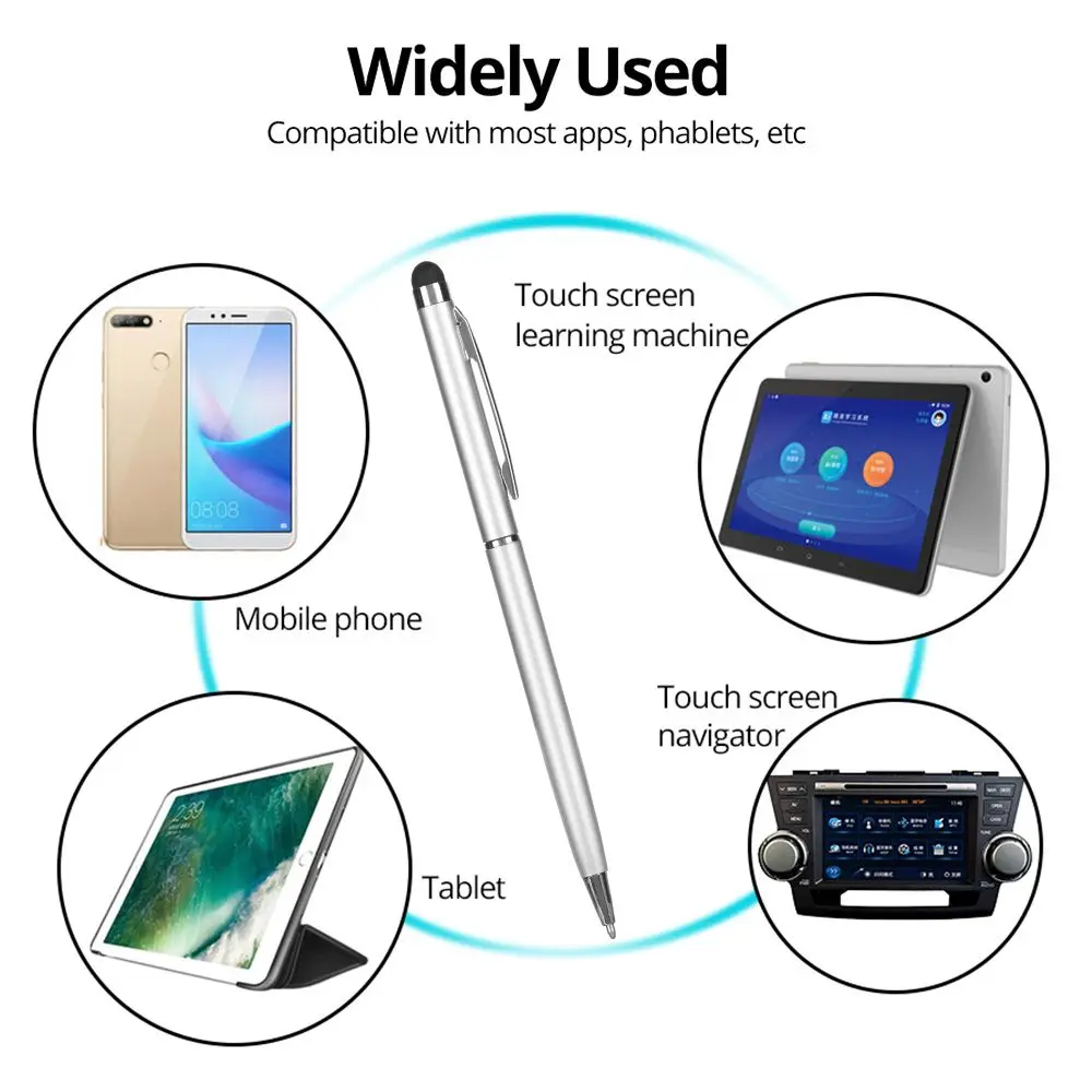 Mini Dual-Use Stylus Touch Kapazitiven Stift Handy Universal Touch Screen Stift IPhone IPad Stift Kugelschreiber