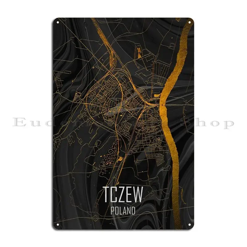 Tczew Poland Metal Sign Kitchen Garage Garage Design Wall Cave Tin Sign Poster