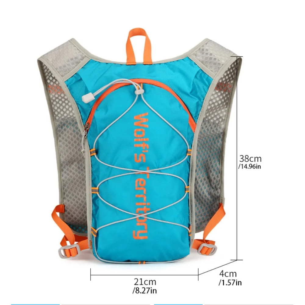 Waterproof Reflective Running Vest Pack Adjustable Breathable Running Hydration Vest Bag Convenient Multifunctional