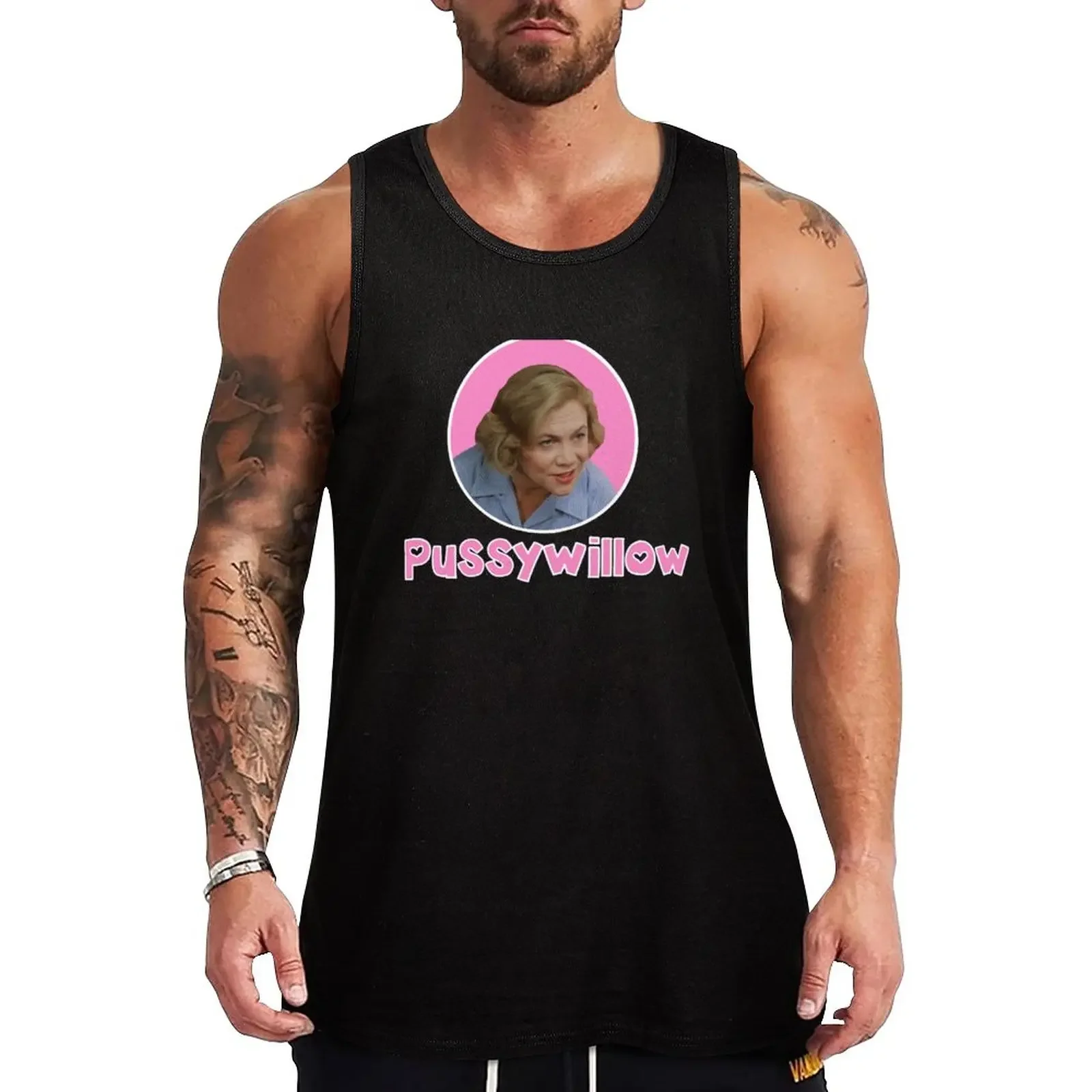 New Serial Mom Pussywillow Tank Top gym clothes men vest men cotton t-shirts man Sports shirt man