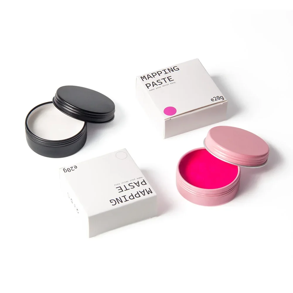 20g Pigmented White Mapping Paste Microblading Eyebrows Shape Mark Tools Brows Contour Design Pastet for Brows lip