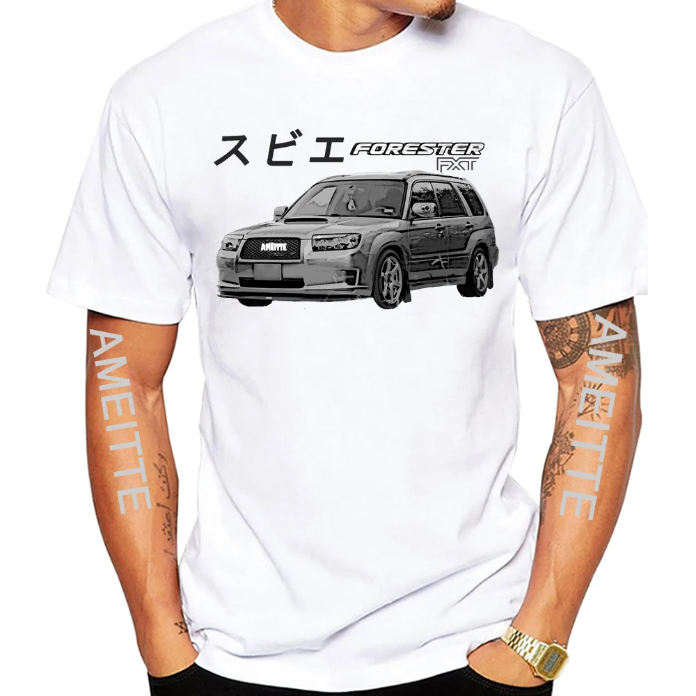 

Forester xt And Subie Forester Classic T-Shirt Men Short Sleeve Hip Hop Boy Casual White Tees SUV Sport Car Design Tops